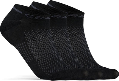 Craft active Shaftless sock lot de 3 chaussettes de sport unisexes - noir