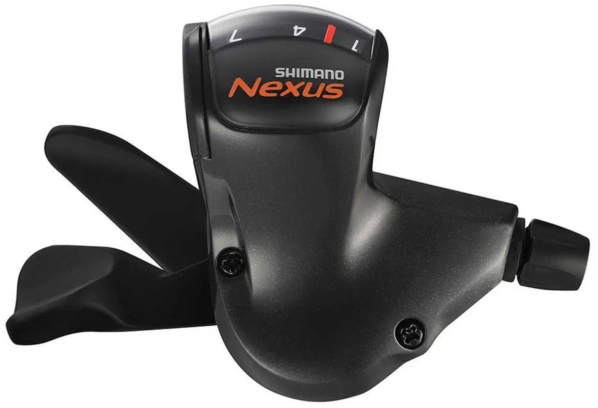 Shimano pouce manette de vitesse revo nexus sl-7s50 caoutchouc argent 3 pièces