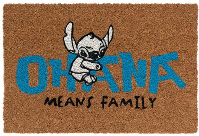 Disney - Lilo Stitch - paillasson - tapis de bienvenue - ohana signifie famille