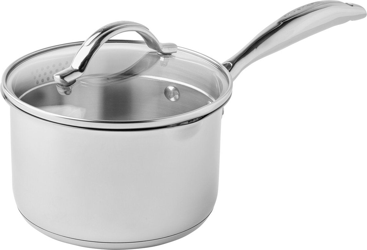 Casserole Scanpan avec couvercle en verre 16cm