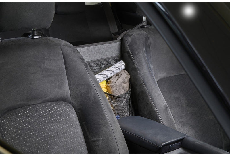 Véhicule Dunlop - organisateur de console de voiture gris - organisateur de voiture - plastique - gris foncé