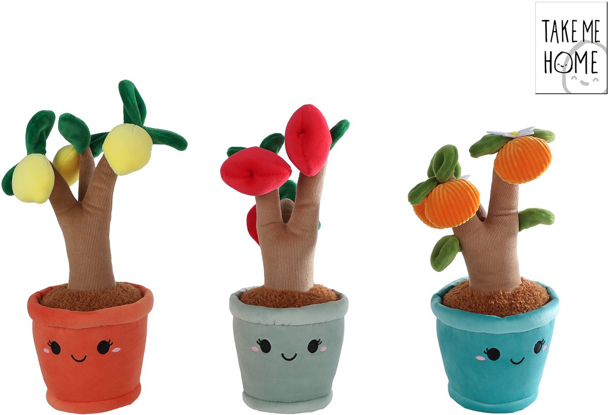 Ramenez-moi à la maison Hug Plante Plux - arbre fruitier, 28 cm
