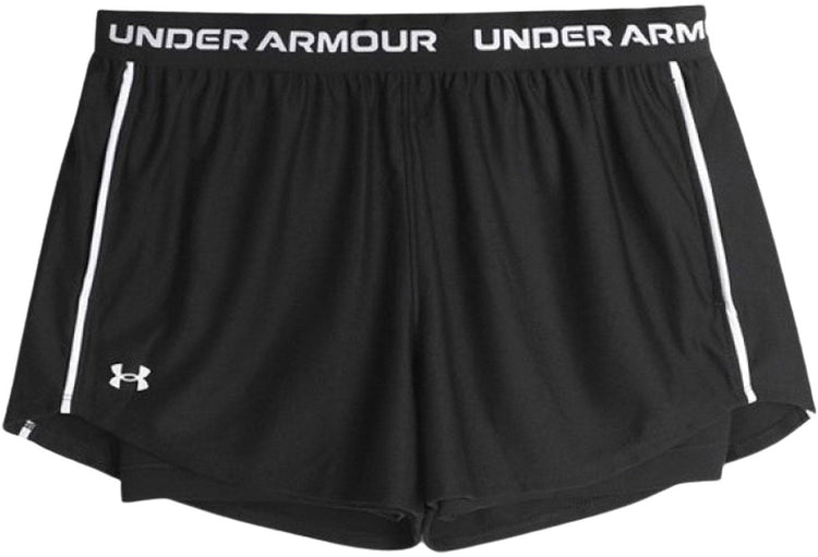 Under Armour Tech Play Up 2in1 Shorts-blk Pantalon de sport pour femme - noir - blanc