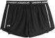 Under Armour Tech Play Up 2in1 Shorts-blk Pantalon de sport pour femme - noir - blanc