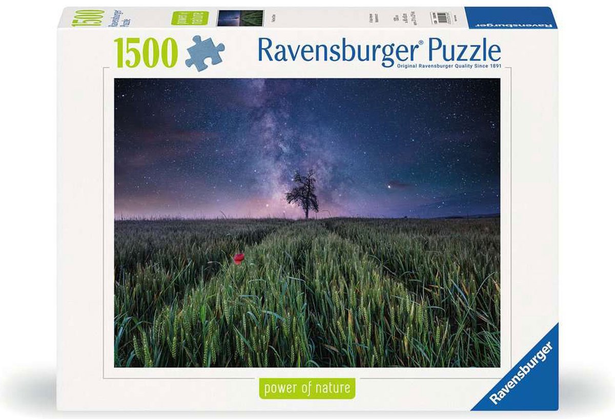 Ravensburger Jigsaw Puzzle Night Him.Uber Dem Kornfeld, 1500st.