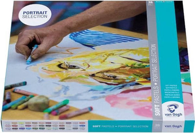 Sélection de portraits aux pastels tendres Van Gogh avec 36 couleurs