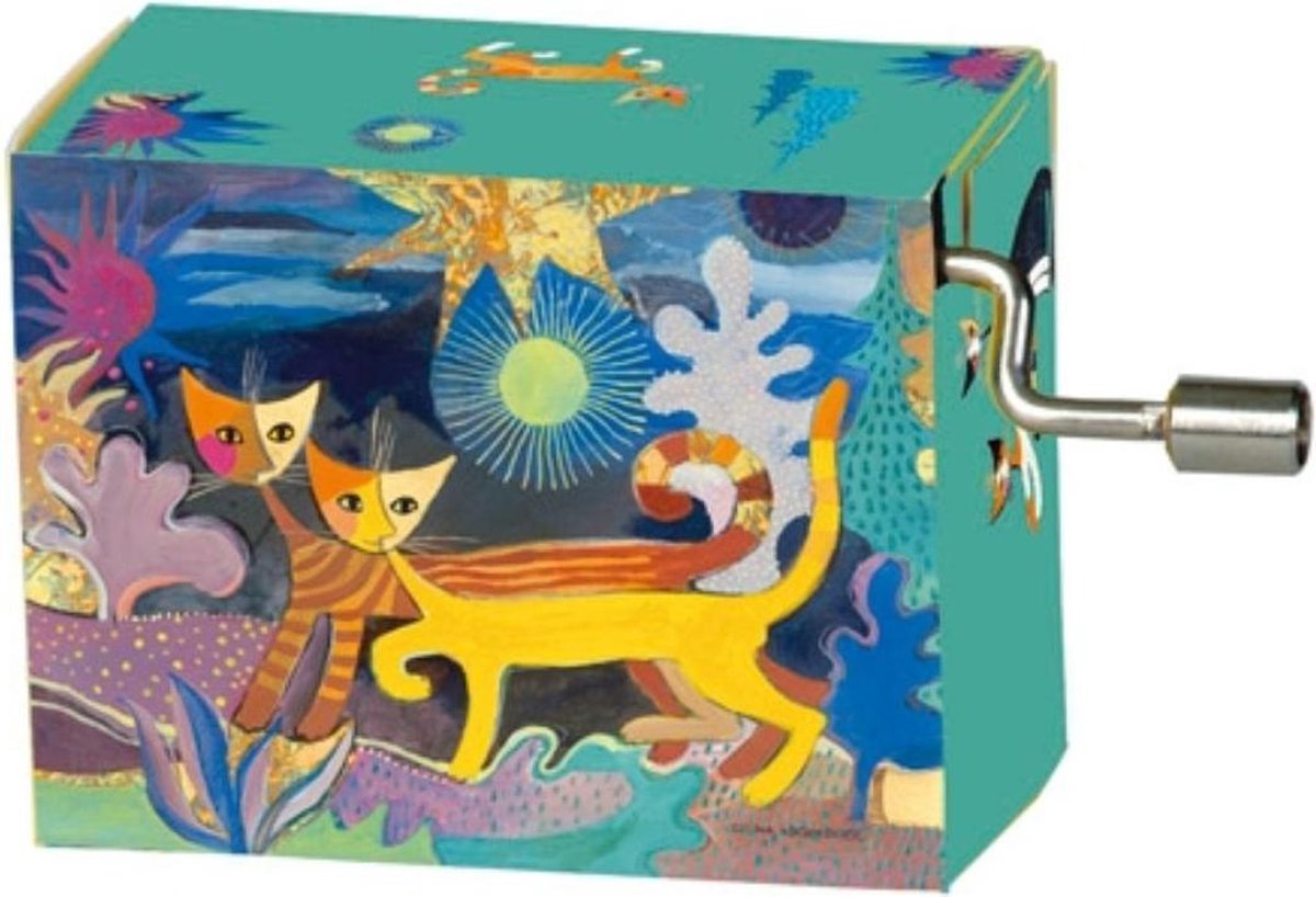 Fridolin boîte à musique artiste serveur avec mélodie de chat et petite musique de nuit