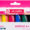 TALENS ART CREATION SET PEINTURE ACRYLIQUE PRIMAIRE, 6X12ML