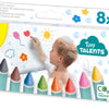 Ses Tiny Talents Bath Chalk 8 Couleurs