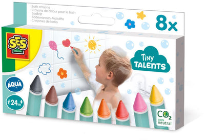 Ses Tiny Talents Bath Chalk 8 Couleurs