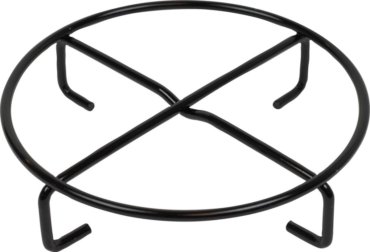 Porte-casseroles d'extérieur Valhal - noir, acier, diamètre 20 cm - vh20ls