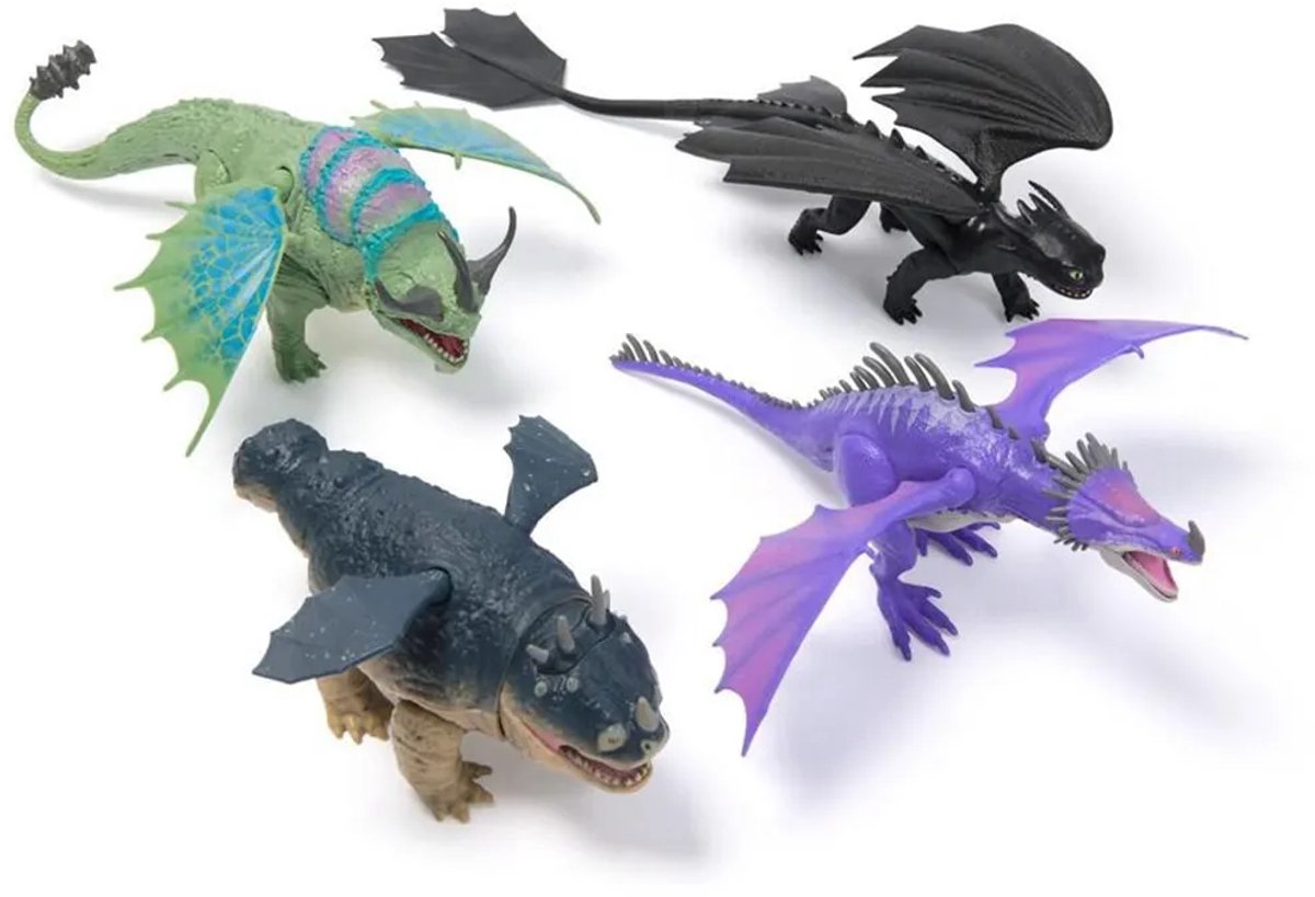 Spin Master Basic Dragon Figure Comment dresser un dragon 4 assortis violet assorti