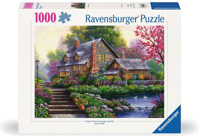 Ravensburger Puzzle Puzzle Romantic Romantic Cottage, 1000st.