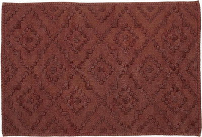 Sealskin - tapis de bain aztèque 60x90 cm - coton - rose foncé