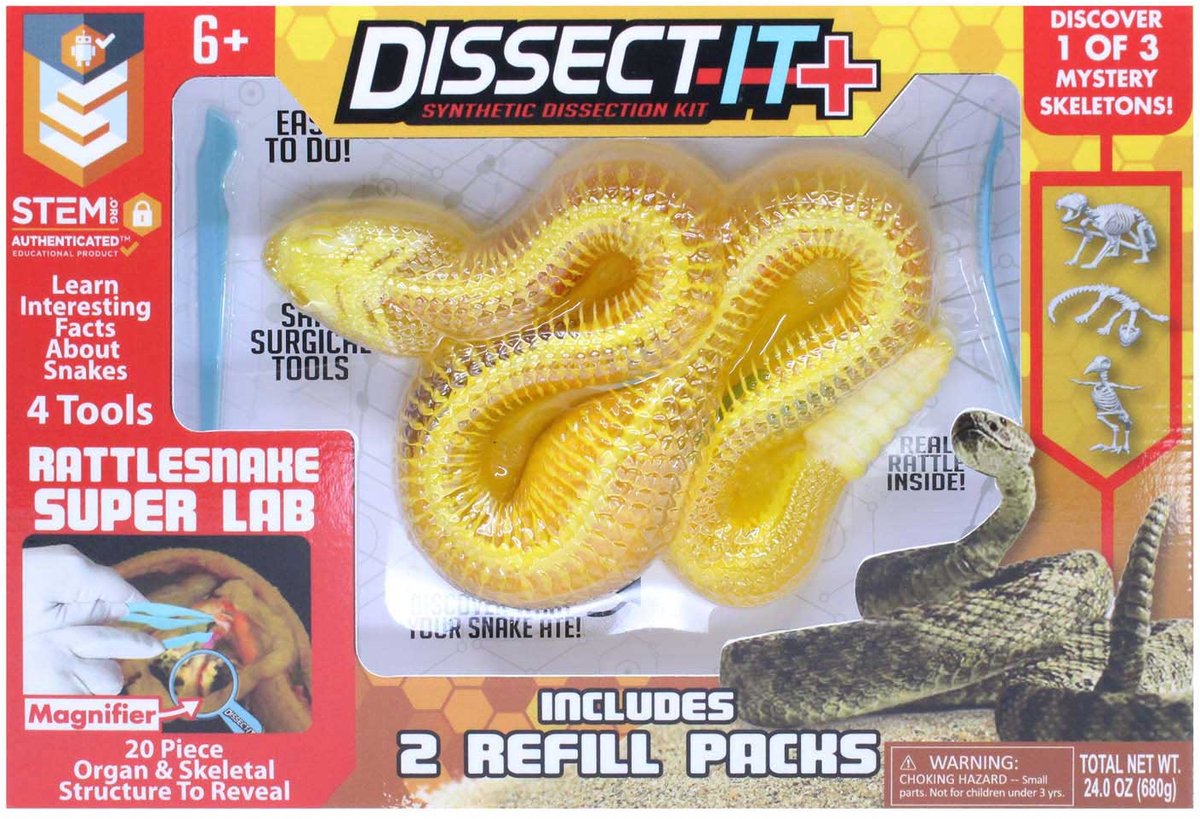 Dissect-it dissèque un méga coffret cadeau serpent à sonnette