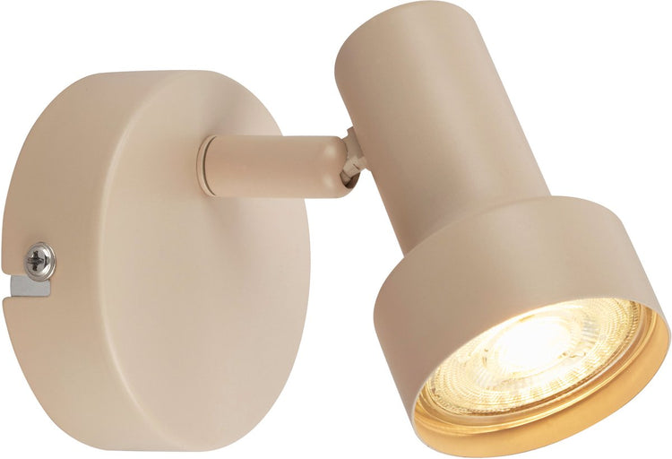 Briloner b.k.licht tapp - spot en saillie - spot de plafond - 1x gu10 - beige taupe - ⌀8cm