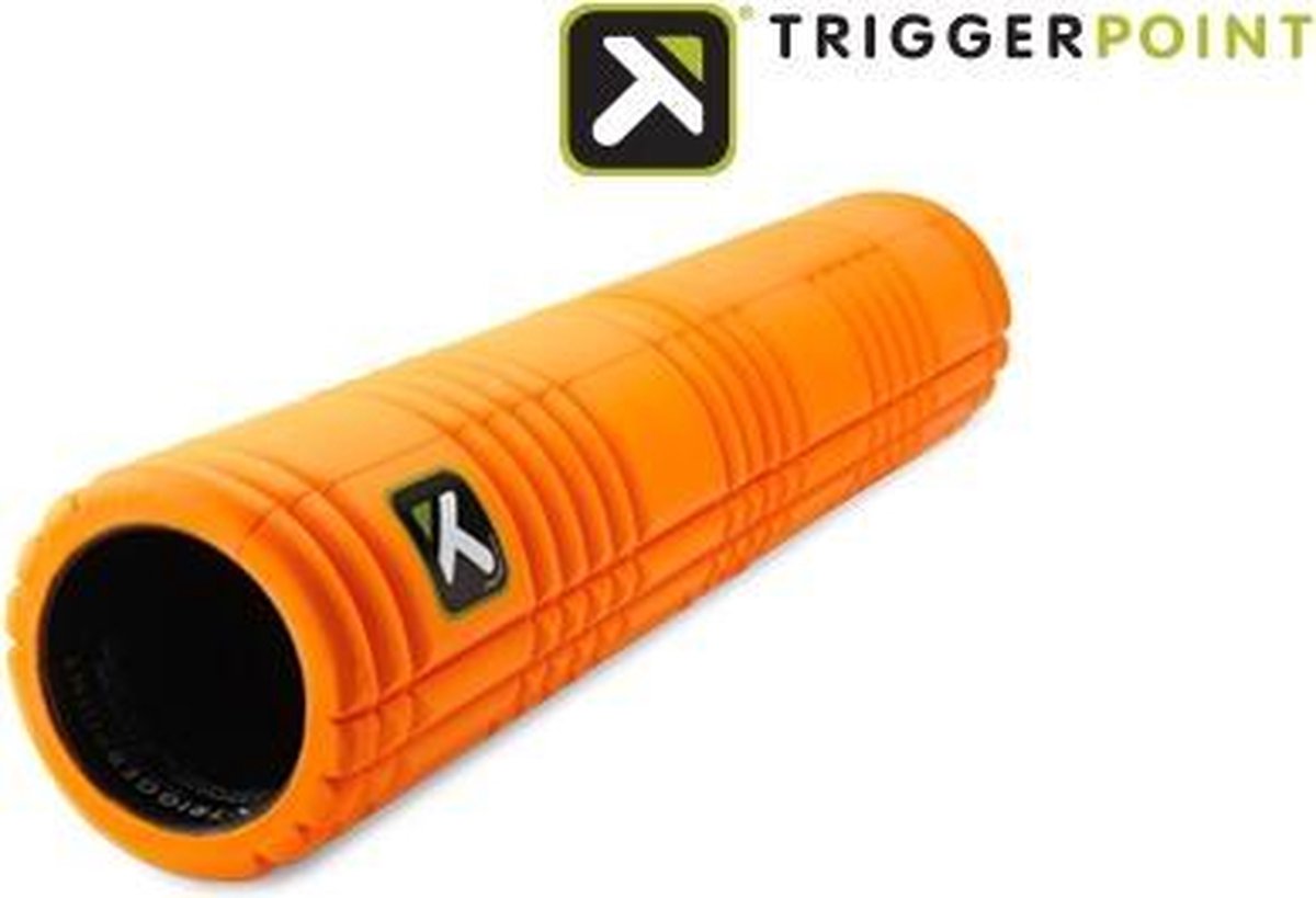 Triggerpoint - le rouleau en mousse quadrillé 2.0 - orange - rouleau de massage - yoga - pilates - fitness