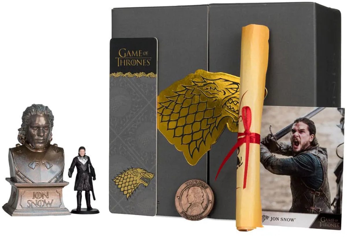 Mcfarlane Toys Game of Thrones Boîte de collection Jon Snow Mini figurine
