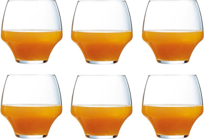 Gobelet ouvert chef sommelier - rond - 38 cl - transparent - set-6