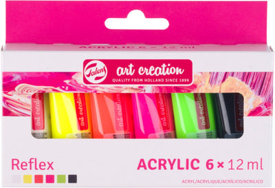 TALENS Art Creation Acrylic Paint Set Reflex, 6x12ml