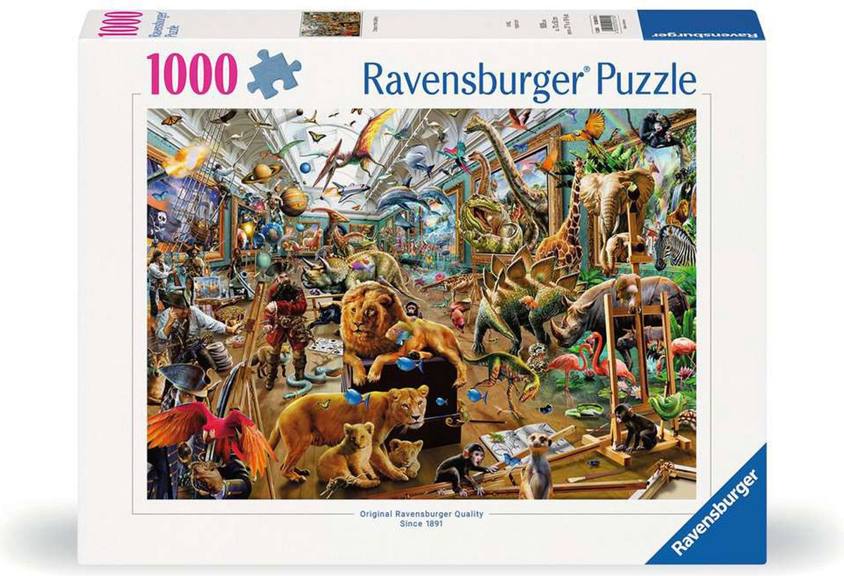 Ravensburger Puzzle Puzzle Chaos dans la galerie, 1000st.