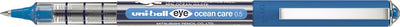 Uni-ball eye Ocean Care Roller, largeur d'écriture 0,3 mm, bleu 12 pièces