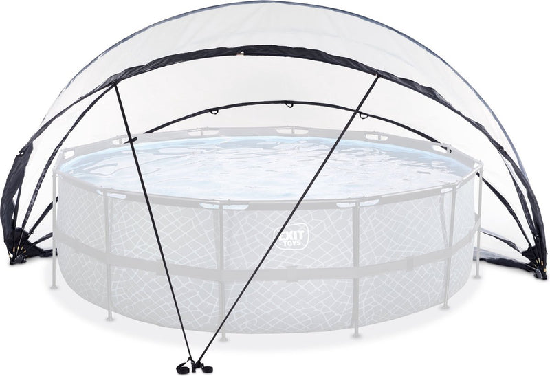 Exit toys exit auvent de piscine eco ø550cm - dôme de piscine - universel - accessoire de piscine - résistant aux intempéries