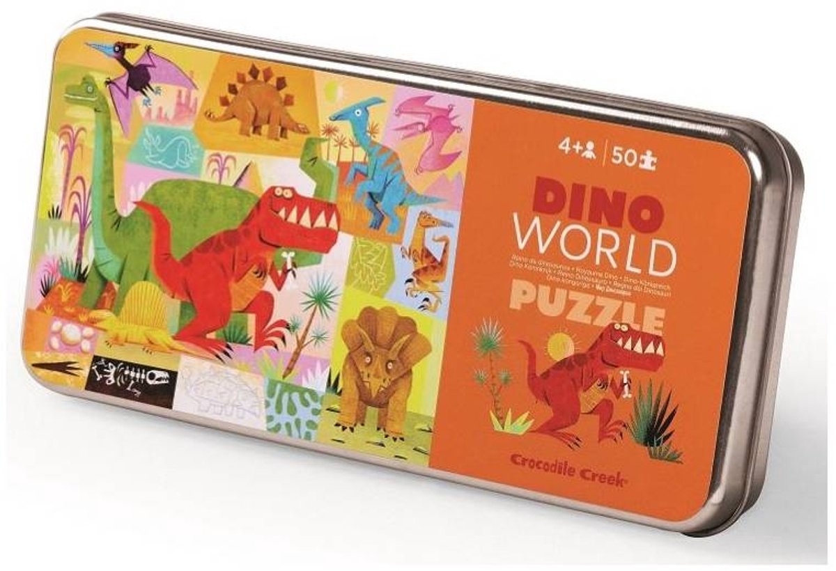 Puzzle Crocodile Creek Le monde des dinosaures - 50 pièces