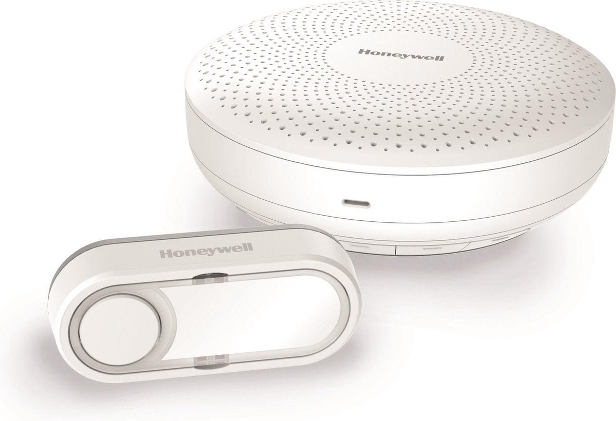 Honeywell - appel sans fil - 150m - 80 décibels - rond - blanc