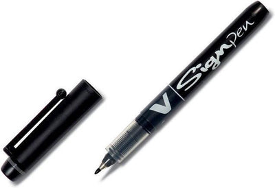 Pilot boligrafo de tinta líquida v-sign noir 0,6 mm (12 pièces)