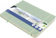 Carnet de croquis Kangaro - a5 paysage - menthe - couverture rigide PU - avec élastique et ruban
