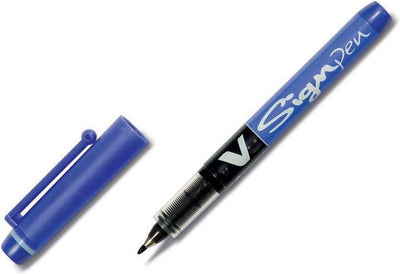 Pilot boligrafo de tinta líquida v sign pen bleu 0,6 mm (12 pièces)