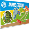 Tactique Ensemble de croquet d'animaux en bois