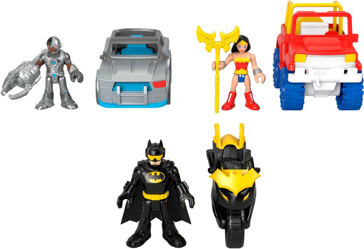 Mattel imaginext dc super amis héros figurines multicolores.