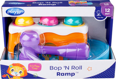 Rampe Playgro bop 'n roll - centre d'activités - jouets bébé avec marteau - jouets bébé - jouets interactifs bébé - jouets éducatifs - cadeau maternité - jouets bébé