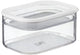 Boîte réfrigérée Mepal module 2 pièces - 550 + 2000 ml - récipient pour aliments frais - à conserver clairement au réfrigérateur - blanc