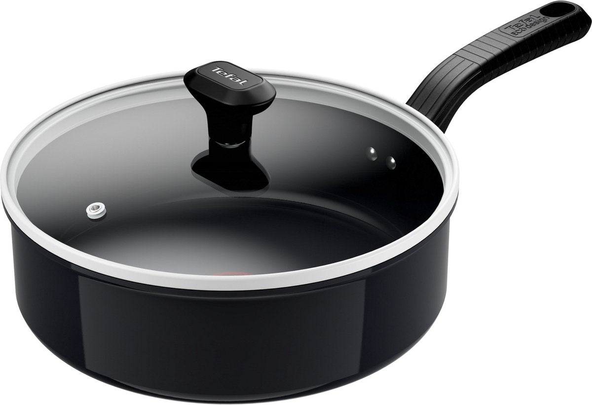 Ustensiles de cuisine tefal tefal cage cage en céramique spaute 24 cm sans PFAS avec couvercle en céramique antiadhésive adapté à l'induction