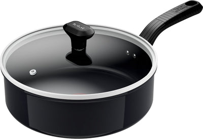 Ustensiles de cuisine tefal tefal cage cage en céramique spaute 24 cm sans PFAS avec couvercle en céramique antiadhésive adapté à l'induction