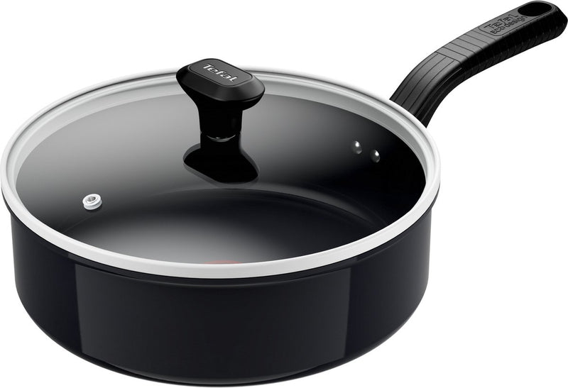 Ustensiles de cuisine tefal tefal cage cage en céramique spaute 24 cm sans PFAS avec couvercle en céramique antiadhésive adapté à l'induction