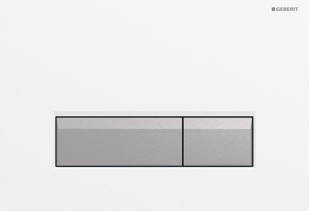 Panneau de commande Geberit sigma40 duofresh - avec extraction des odeurs - plastique - blanc