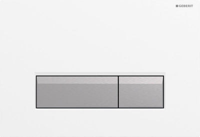Panneau de commande Geberit sigma40 duofresh - avec extraction des odeurs - plastique - blanc