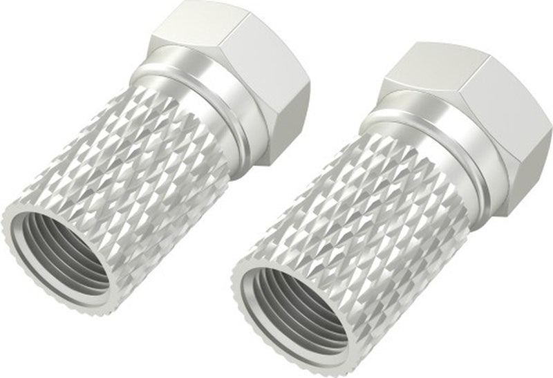 Hama f-plug, 6,8 mm, à visser, 4 pièces