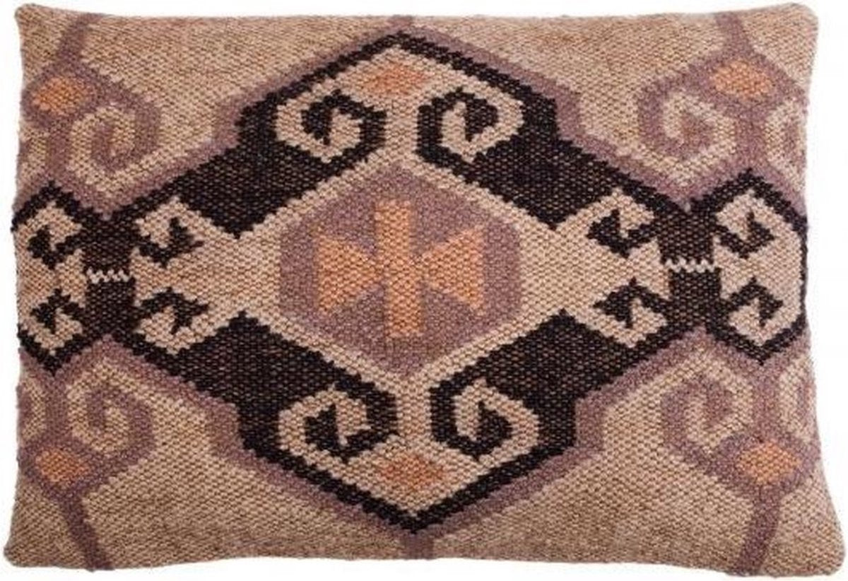 Lex max coussin pour chien couronne kilim 100 x 70 cm marron
