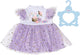 Robe tutu lilas Baby born 43 cm | 2 pièces
