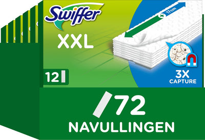 Lingettes sèches pour sols Swiffer xxl - 6 x 12 = 72 recharges
