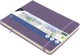 Carnet de croquis Kangaro a5 paysage - violet chiné - avec élastique et ruban - k-861313