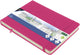 Carnet de croquis Kangaro - paysage a5 - rose vif - avec élastique et ruban - k-861310