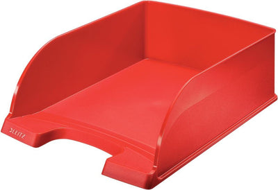 Corbeille à courrier Leitz plus jumbo - a4 - rouge