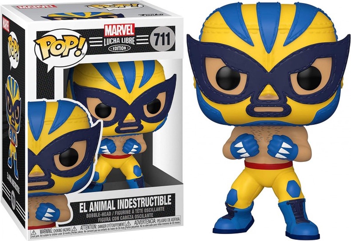Funko-pop ! marvel: édition lucha libre - l'animal indestructible