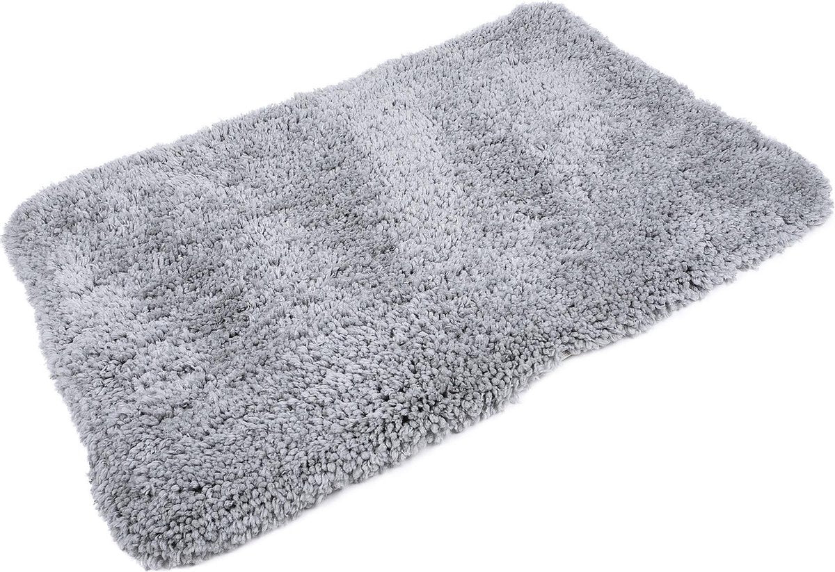 Lex max shaggy - tapis de banc - 63x55cm - gris